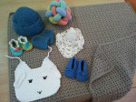 Babyassecoires voor Fonty patroonblad